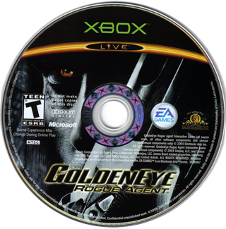 GoldenEye - Rogue Agent (USA) Game Disc